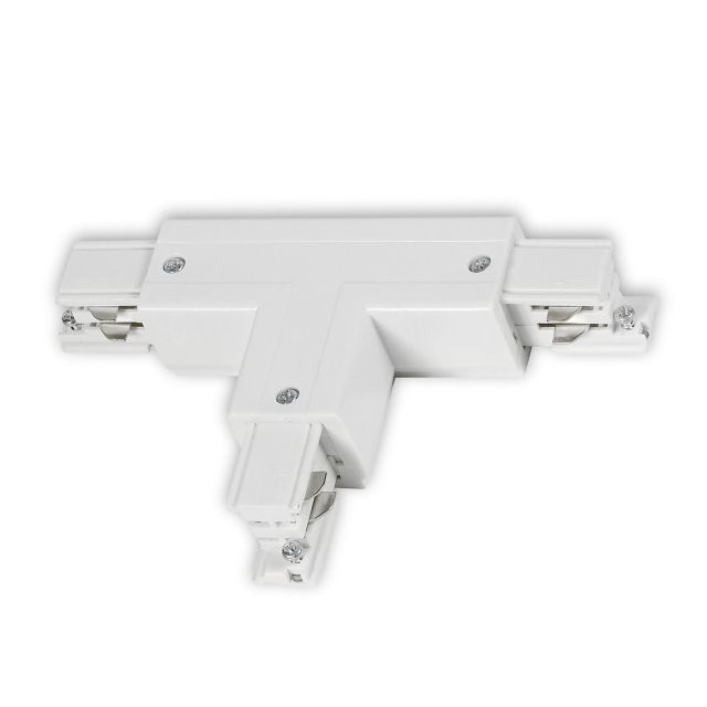 GP20 3-Phasen ZP10W T-Verbinder für Aufbauschiene, N-Leiter links, Schutzleiter rechts, weiß