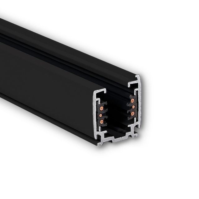 DP10 3-Phasen DALI Aufbauschiene 2m, schwarz