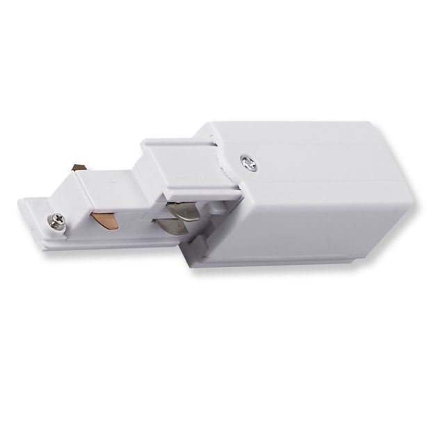 DP10 3-Phasen DALI ZP13W Seiten-Einspeisung für Aufbauschiene, N-Leiter rechts, weiß