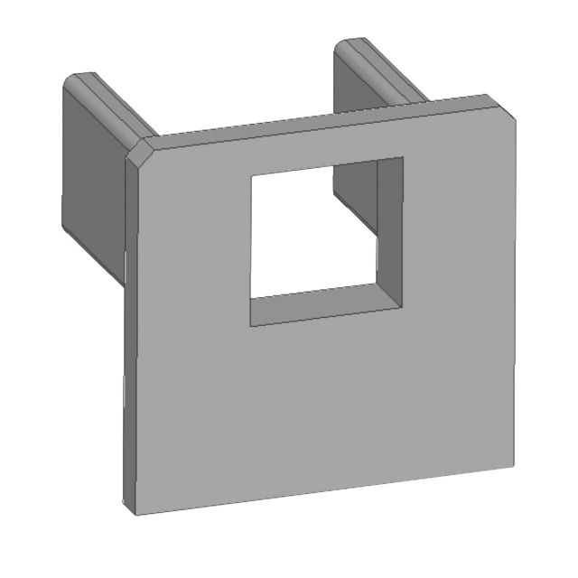 Tappo di chiusura E219 per profilo FP3con ingresso cavi, 1 pz