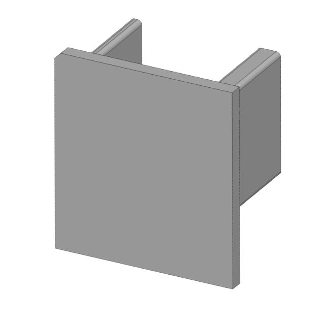 Tappo di chiusura E220 per profilo FP4, 1 pz