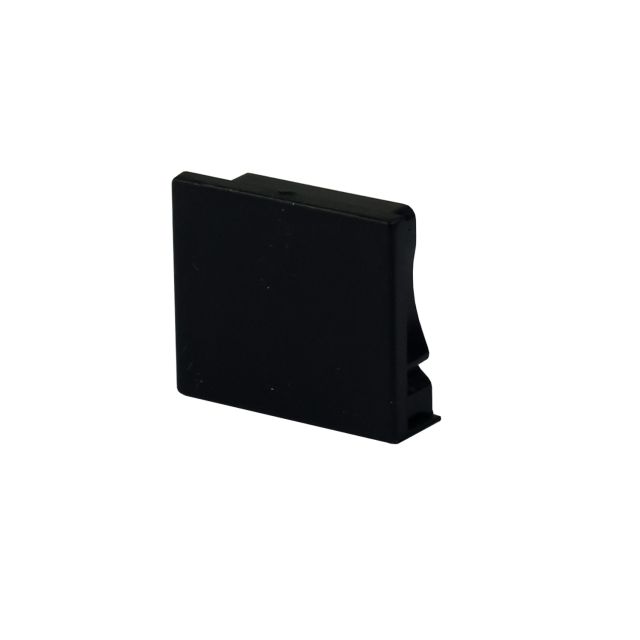 Endkappe E77B schwarz für Profil SL15/NL15, 1 STK