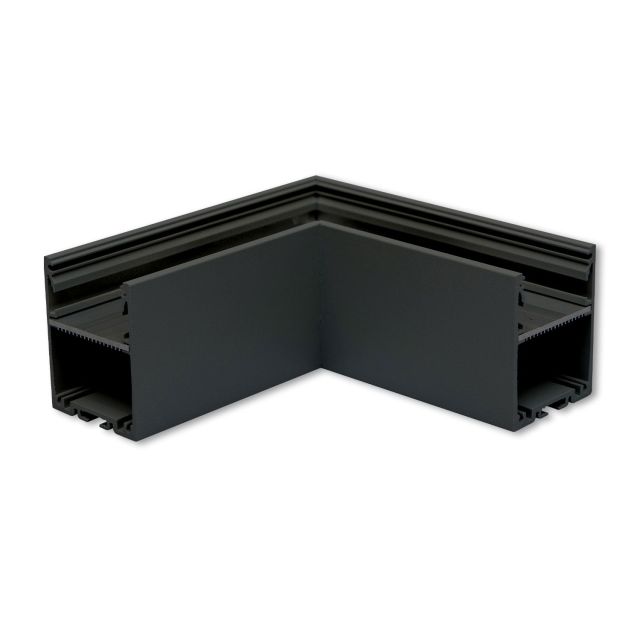 Z54 90° Eck für PN17V1, geschweißt, 120x120mm, schwarz RAL 9005