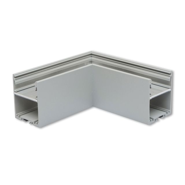 Z54 90° Eck für PN17V1, geschweißt, 120x120mm, silber pulverbeschichtet