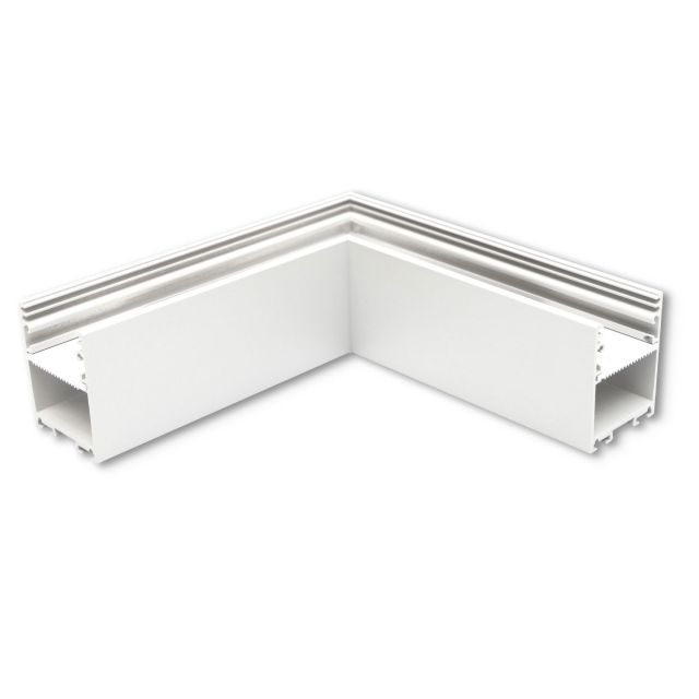 Z55 90° Eck für PN17V2, geschweißt, 120x120mm, weiß RAL 9003
