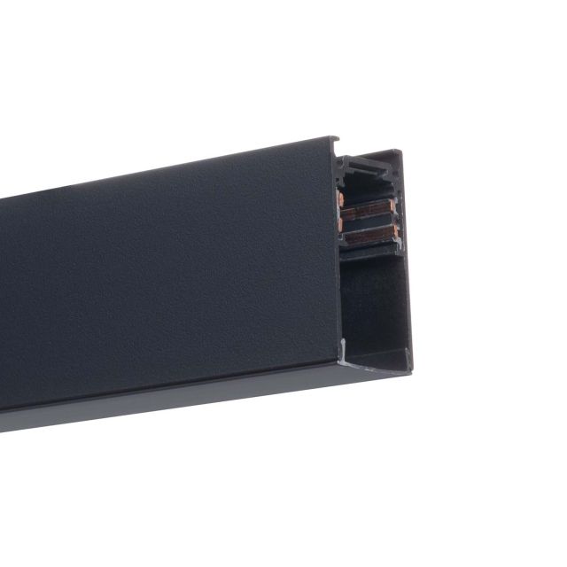 T48/20 TS1 2000 mm, schwarz, 4-polig, inkl. Endkappen und Schutzcover