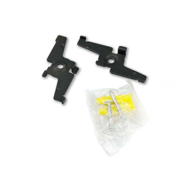 T48/20 Montageclip TZ25, schwarz, 2 STK, für TS1