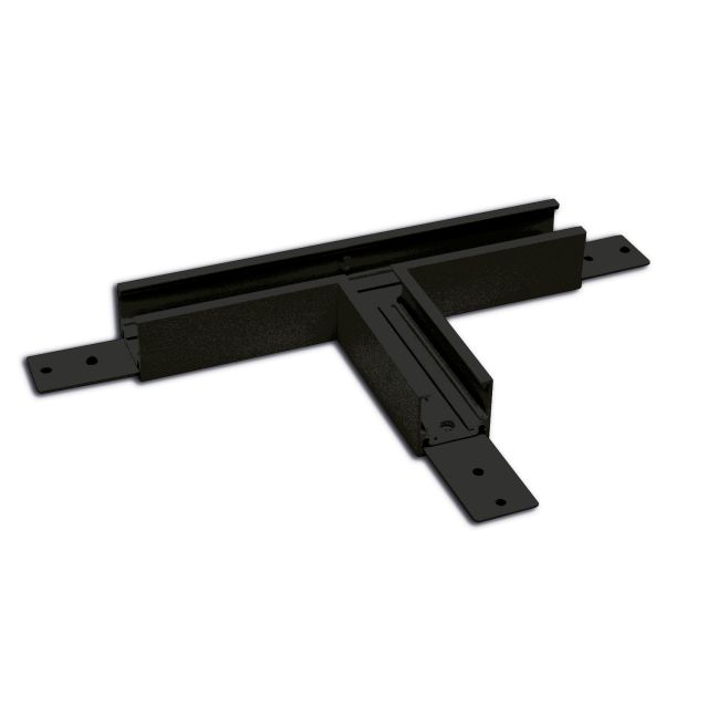 T48/20 T-Schiene TZ42 horizontal, schwarz, nicht stromführend, für TS2