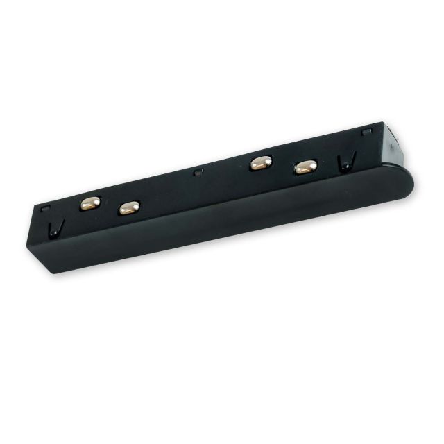 T48/20 Linear-Verbinder Mini TZ23 starr, schwarz, 4-polig, max. 6A, stromführend