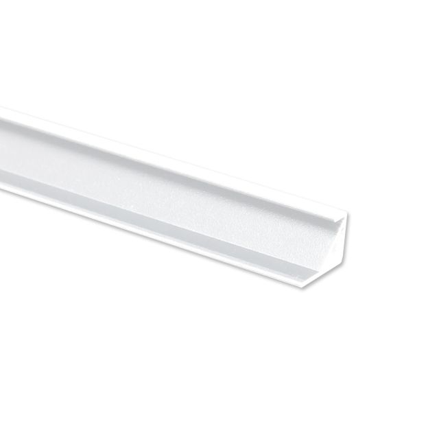 MP3 LED Aufbauprofil 200cm weiß RAL 9010, LED Stripes max. 10 mm