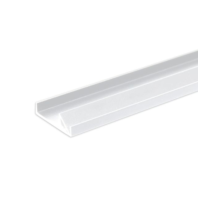MP4 LED Aufbauprofil 200cm weiß RAL 9010, LED Stripes max. 10 mm