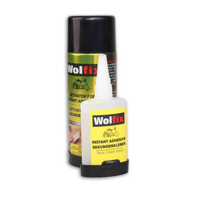 Cyanacrylat-Kleber 100g mit 400ml Aktivator - Schnellhärtend für Aluminium-Profile