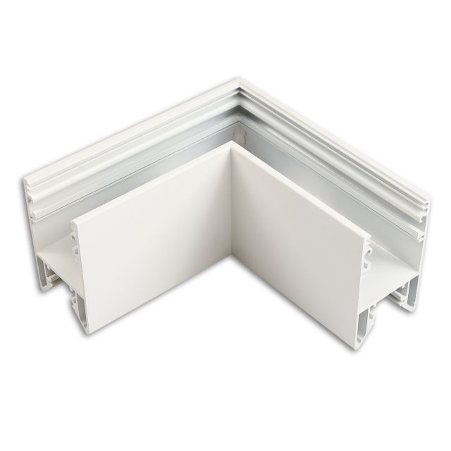 Z60 90° Eck für PN27, geschweißt, 120x120mm, weiß RAL 9003