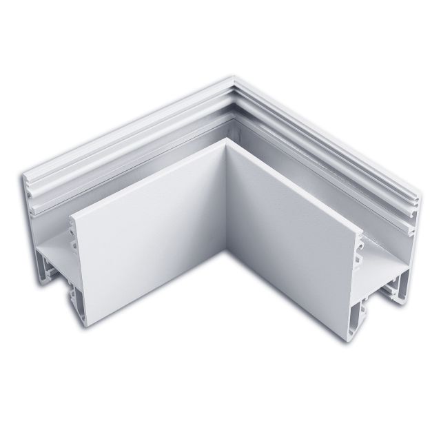 Z60 90° Eck für PN27, geschweißt, 120x120mm, silber pulverbeschichtet