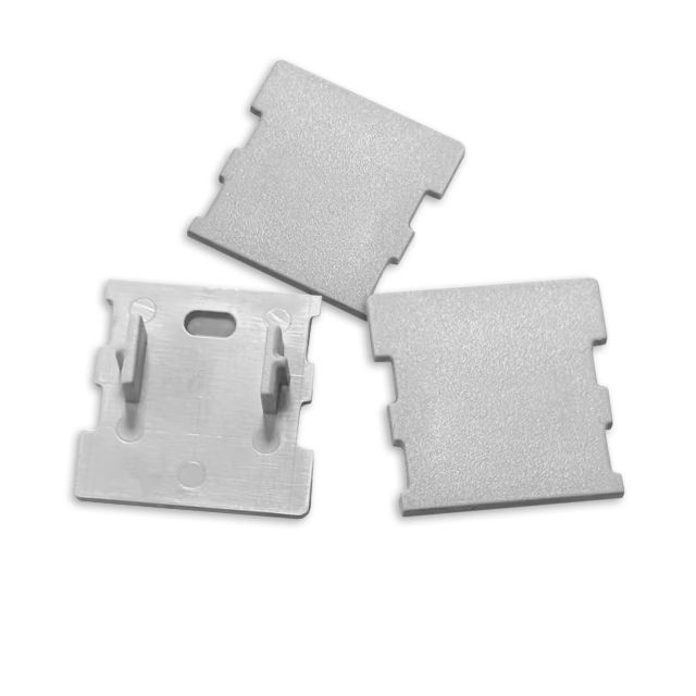 Endkappen-Set E134 für PA3 LED Profil, Kunststoff, 3 STK