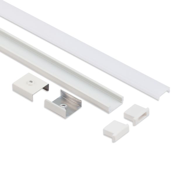 LED installation set, PL1, C1 and accessories, white