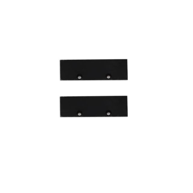 Tappo di chiusura E126 in alluminio nero per profilo VP1, 2 pezzi, incl. viti