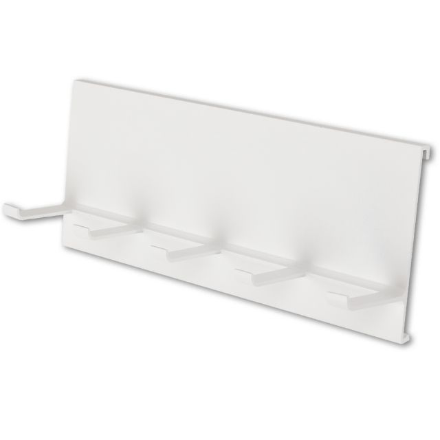 AZ05 shelf hook rack, 20 cm, white RAL 9010