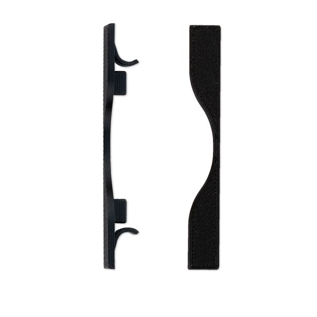 E144 end cap, black, for AL2 profile, 2 pcs