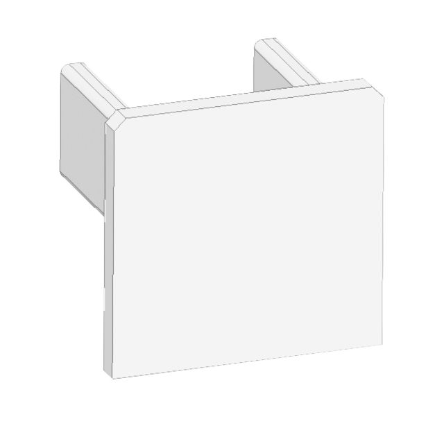 Tappo di chiusura E218 per profilo FP3 bianco, 1 pz