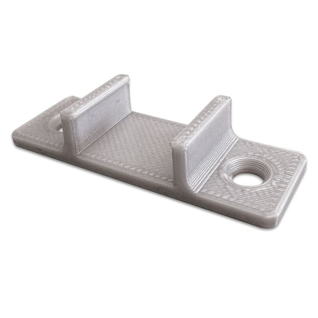 Montageklammer Kunststoff silber Z41 für Profil PL2