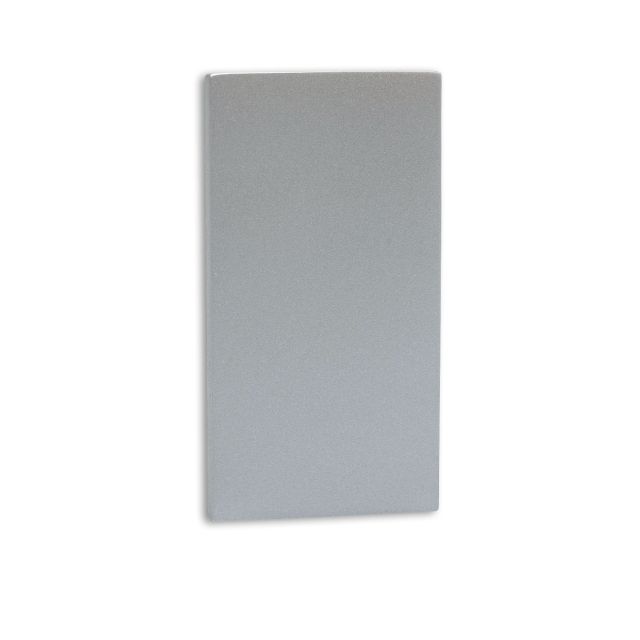 Endkappe E113S silber für Profil PN17V2 mit C63, 2 STK, mit Lichtfalle