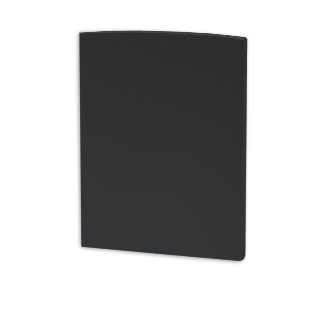 Endkappe E115B schwarz für Profil LL2, 2 STK, mit Lichtfalle