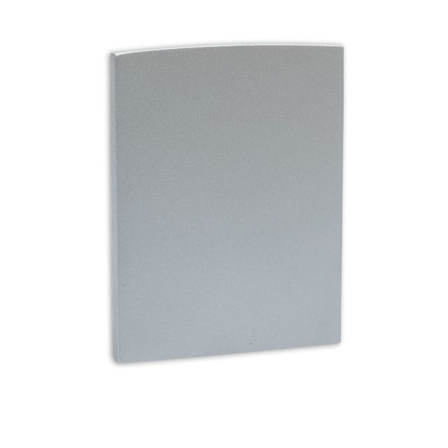 Endkappe E115S silber für Profil LL2, 2 STK, mit Lichtfalle