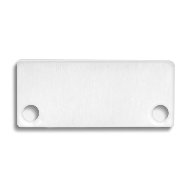 Tappo di chiusura E43 alluminio bianco RAL9010 per PN4 / PN5 in combinaz. con C10, 2 pz, incl. viti