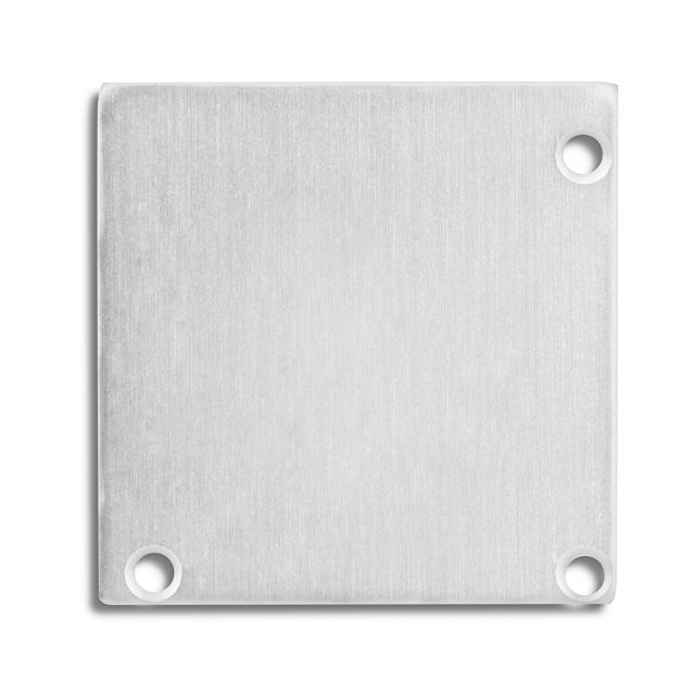 Endkappe E52 Aluminium für Profil PN18/PN19 (C16), 2 STK, inkl. Schrauben