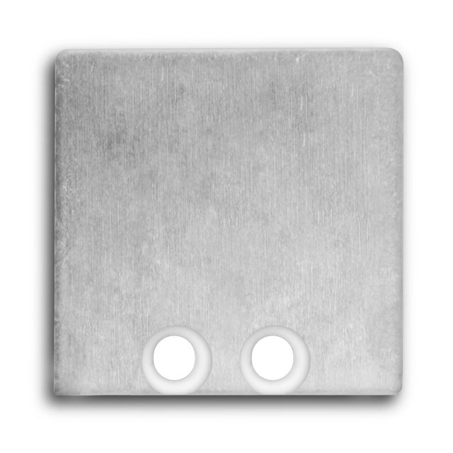 Endkappe E58 Aluminium für Profil PN8, 2 STK, inkl. Schrauben