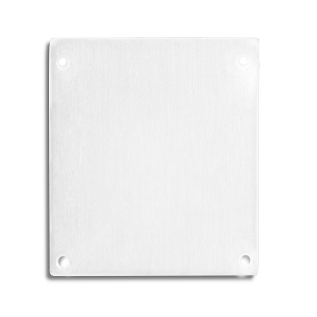 Endkappe E69W Aluminium weiß RAL9003 für Profil PN17V1 / PN17V2, 2 STK, inkl. Schrauben