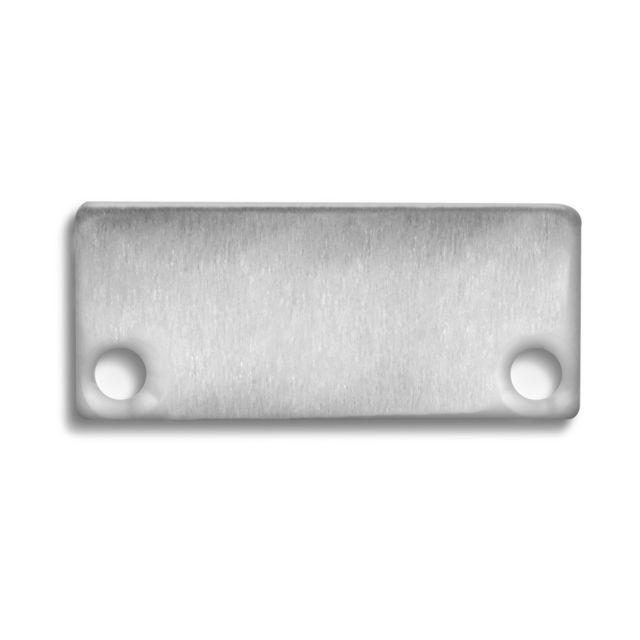 Endkappe E71 Aluminium für Profil PN20V2, 2 Stück inkl. Schrauben