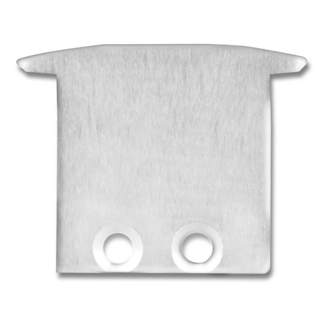 Endkappe E72 Aluminium für Profil PN21, 2 Stück inkl. Schrauben