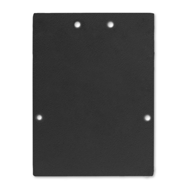 Endkappe E74B Aluminium schwarz für Profil LL2, 2 STK, inkl. Schrauben