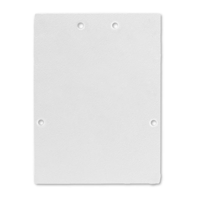 Endkappe E74W Aluminium weiß RAL9003 für Profil LL2, 2 STK, inkl. Schrauben
