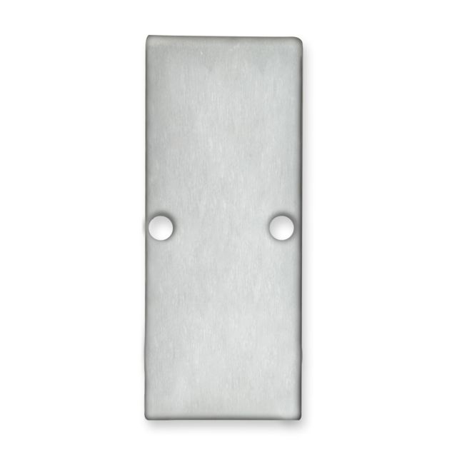 Endkappe E90 Aluminium eloxiert für Profil VA2, 2 STK, inkl. Schrauben