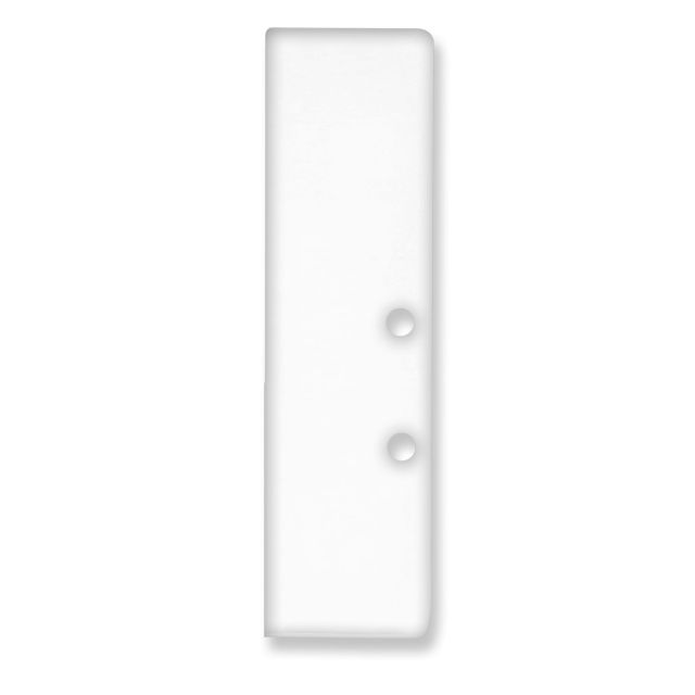 Endkappe E94 Aluminium weiß RAL 9003 für Profil VA6, 2 STK, inkl. Schrauben
