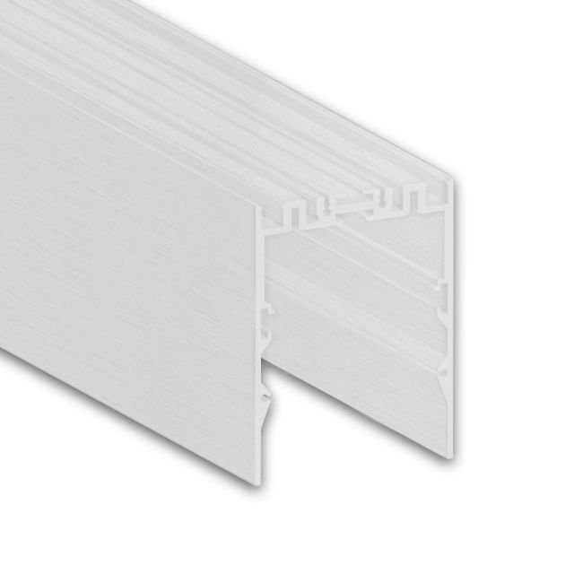 LL2 LED LEUCHTEN-Profil 200 cm, RAL 9003 weiß pulverbeschichtet, LED Stripes max. 40 mm