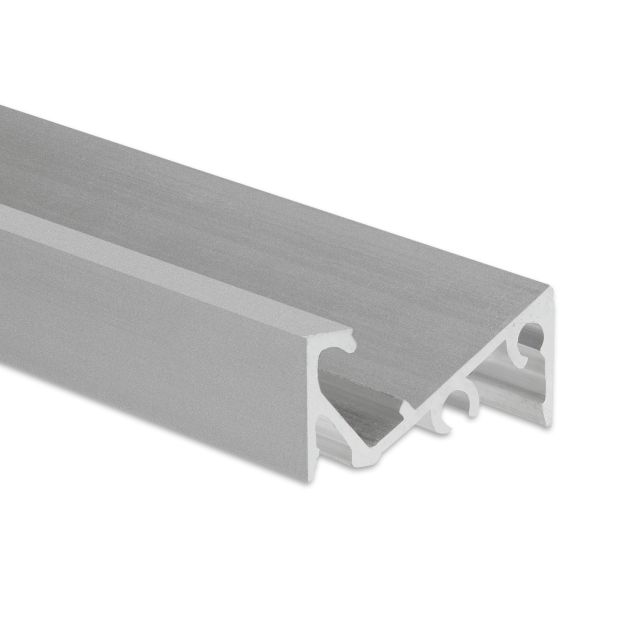 MP2 LED Aufbauprofil 200cm eloxiert, LED Stripes max. 6 mm
