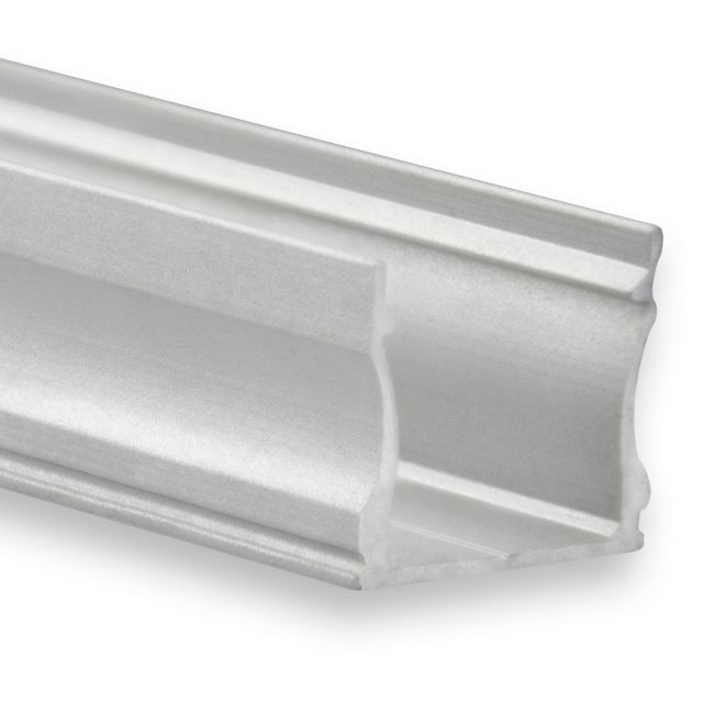SL15/NL15 LED AUFBAU-Profil 200 cm eloxiert, LED Stripes max. 12 mm