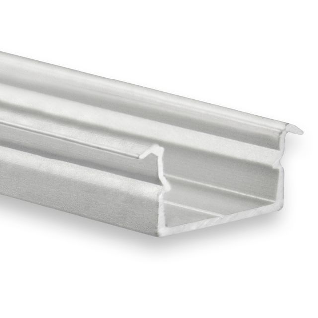 SL8F/NL8F LED EINBAU-Profil 200 cm eloxiert, LED Stripes max. 14 mm