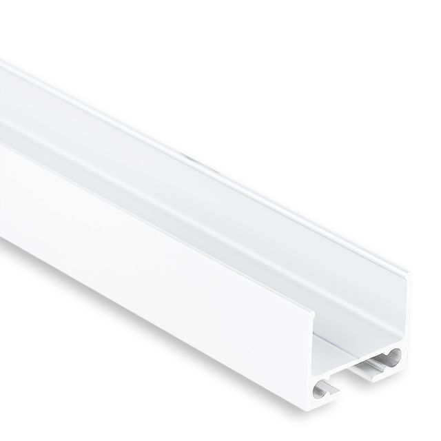 PL10 LED AUFBAU-Profil/Kabel-Universalkanal für PL-Serie weiß RAL 9010, 200 cm