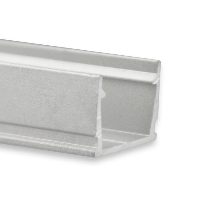 PL4 LED AUFBAU-Profil 200 cm eloxiert, LED Stripes max. 10 mm
