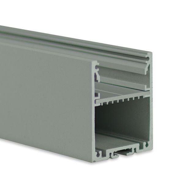 PN17V1 LED AUFBAU-Profil 200 cm, silber pulverbeschichtet, LED Stripes max. 30 mm