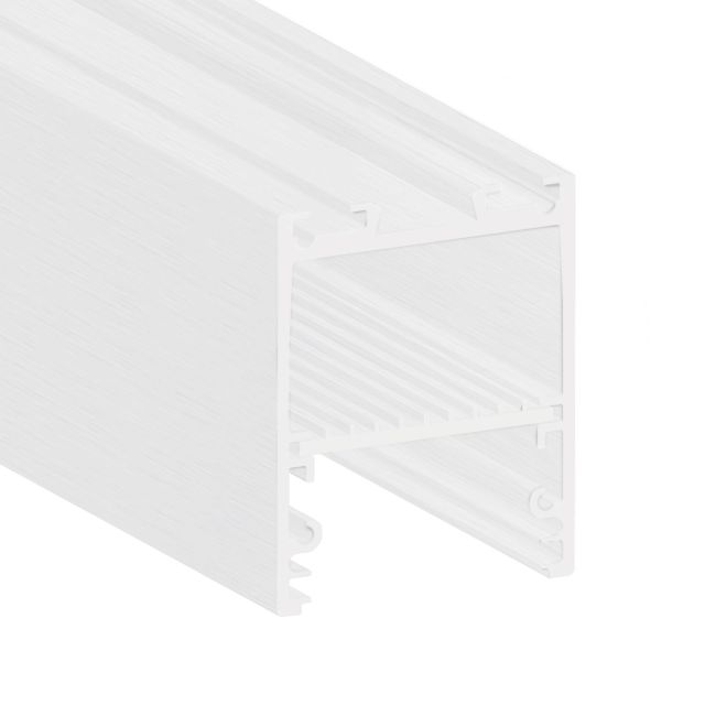 PN17V2 LED LEUCHTEN-Profil 300 cm, symmetrisch, weiß RAL 9003 LED Stripes max. 30 mm