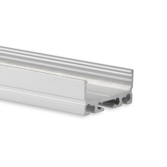 PN4 LED AUFBAU-Profil 200 cm, flach, LED Stripes max. 20 mm