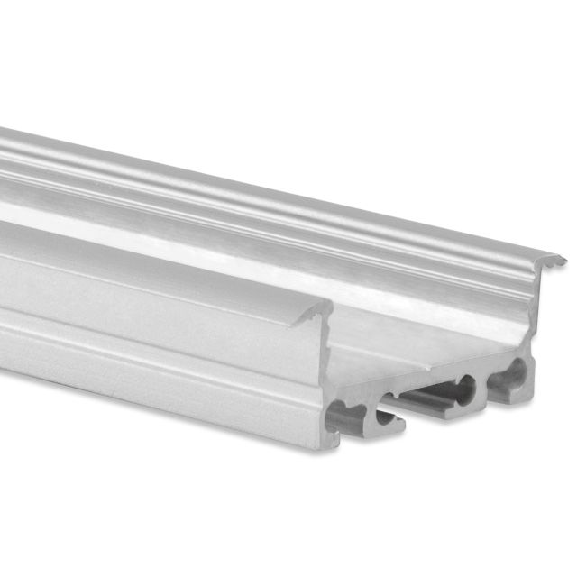 PN5 LED EINBAU-Profil 200 cm, flach/Flügel, LED Stripes max. 20 mm