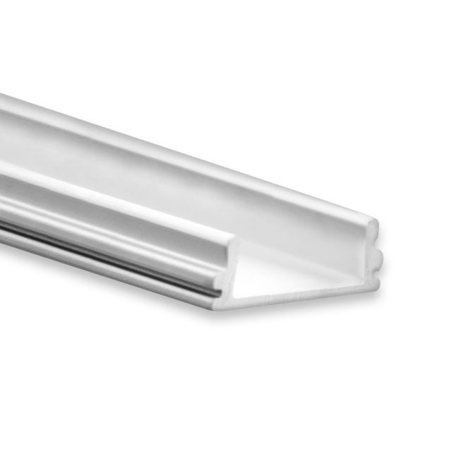 PO15 LED AUFBAU-Profil 200 cm, ultraflach, LED Stripes max. 12 mm