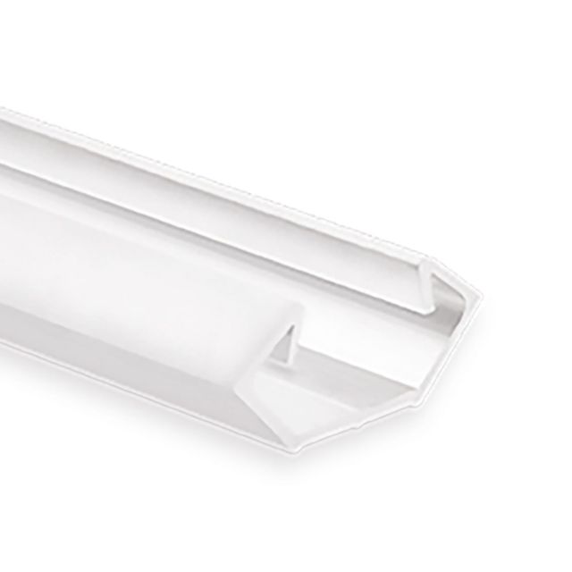 PO23V2 LED ECK-Profil, 200 cm, weiß RAL 9010 LED Stripes max. 11 mm
